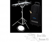 MAJESTIC 32PC KLOKKESPILLPAKKE I RYGGSEKKETUI MED HJUL