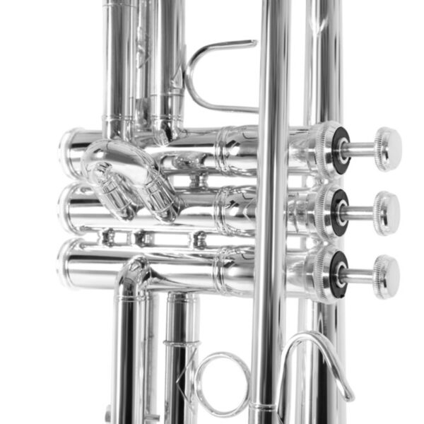 BACH TR-450S Bb TROMPET STUDENT FORSØLVET YELLOWBRASS - Bilde 3