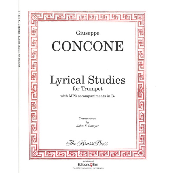 CONCONE: LYRICAL STUDIES FOR TRUMPET