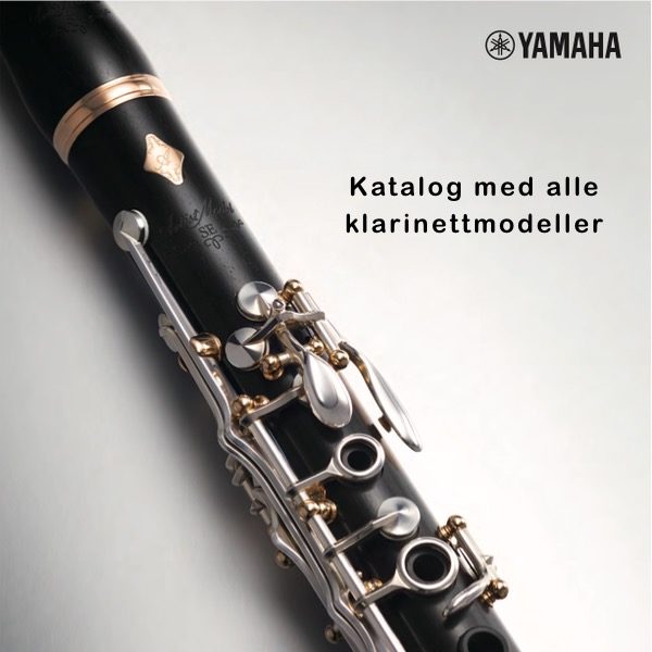 Katalog med alle klarinettmodeller fra Yamaha