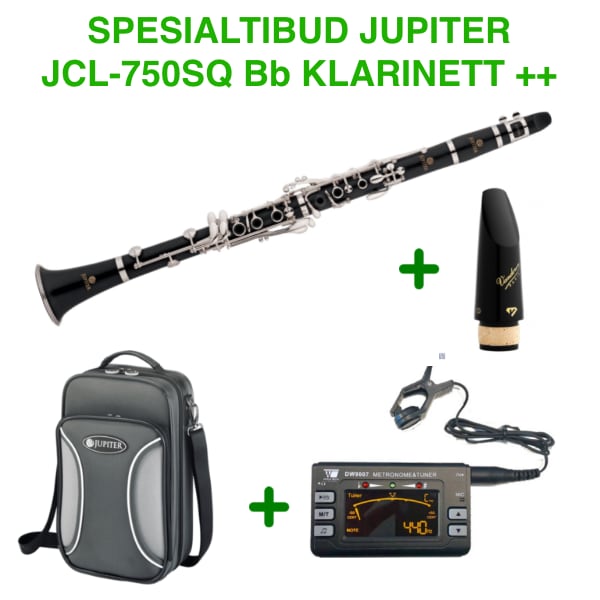 SPESIALTIBUD JUPITER JCL-750SQ Bb KLARINETT ++